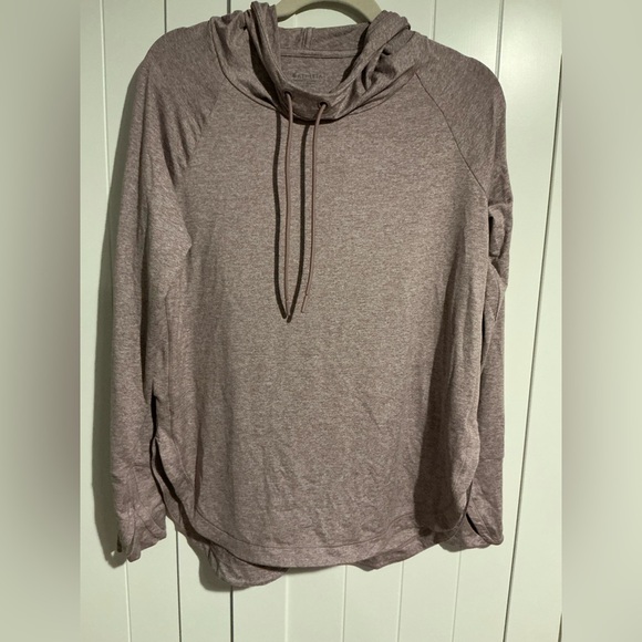 Athleta Uptempo Elevate Hoodie Sweatshirt  Pullover Top Long Sleeve Thumbholes M - Picture 1 of 5